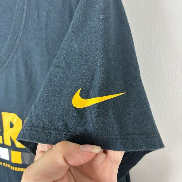 Women's Nike The Steelers Large Black Short Sleeve Crew Neck Tee Shirt - Picture 4 of 6